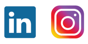 LinkedIn and Instagram Logo - Valenta BPO Australia